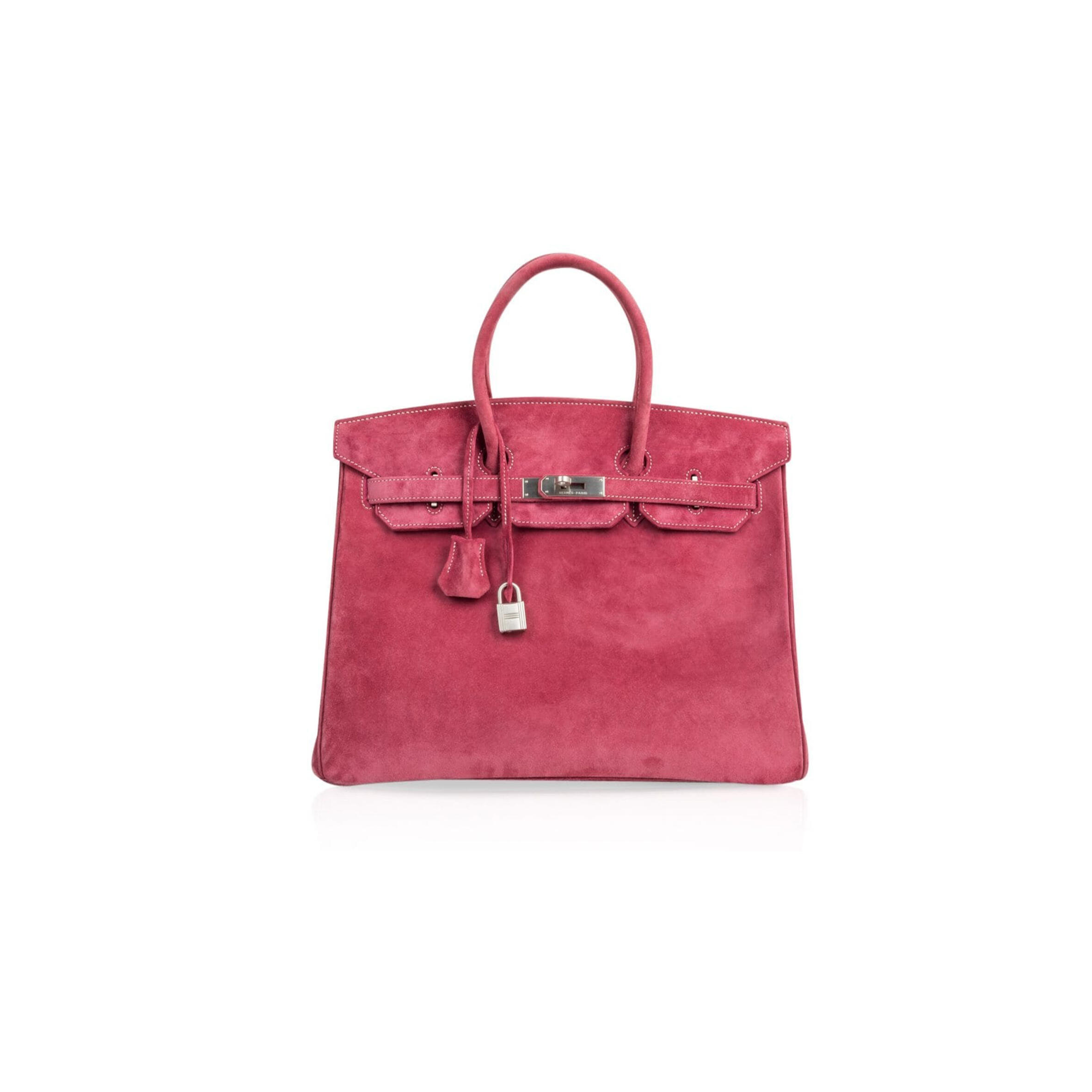 HERMES MSATER BIRKIN 35 BAG VEAU DOBLIS PALLADIUM HARDWARE (35*25*18cm)
